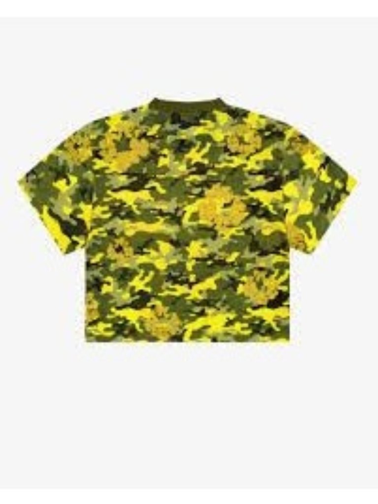 Nwt Denim Tears Yellow Camo Wreath Jersey Sz Xl